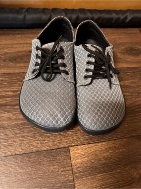 Ahinsa Airnet grey "barefoot" sneaker